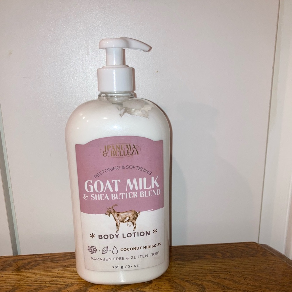 Ipanema & Belleza Goat Milk  Body Lotion, 27 FL. OZ